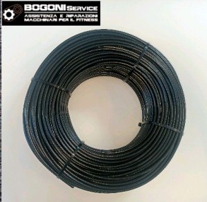 Cavo in acciaio per attrezzatura isotonica mt 10